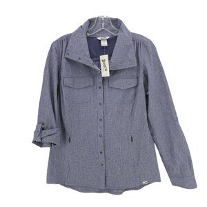 DULUTH TRADING Sol Survivor Sun Protection Shirt Jacket Women's Purple Size XS